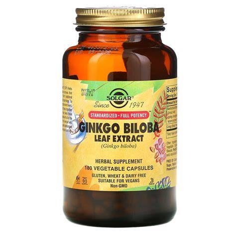 Solgar ginkgo PenalbaWeb.com