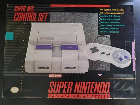 Super nintendo caja PenalbaWeb.com