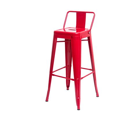 Taburete tolix rojo PenalbaWeb.com