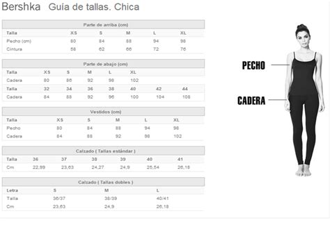 Talla bershka PenalbaWeb.com