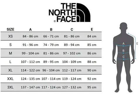 Talla north face PenalbaWeb.com
