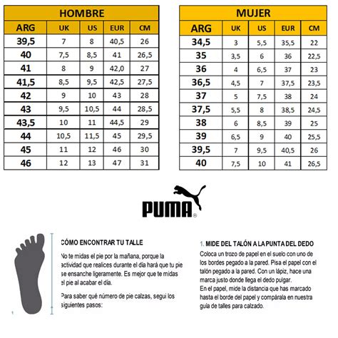 Talla puma PenalbaWeb.com