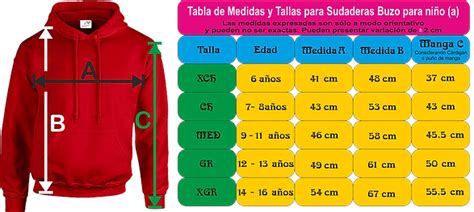 Talla sudaderas PenalbaWeb.com