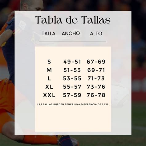 Tallas atletico PenalbaWeb.com