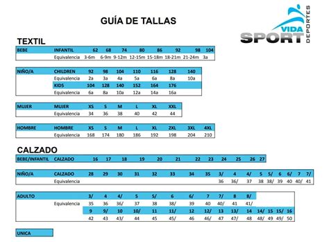 Tallas sport PenalbaWeb.com