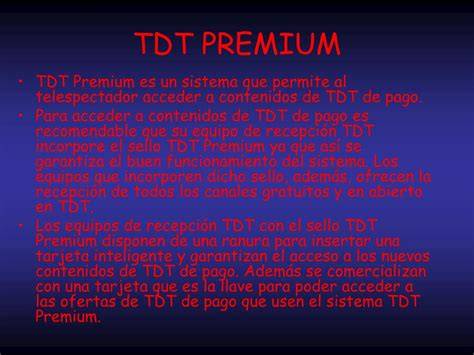 Tdt premium PenalbaWeb.com