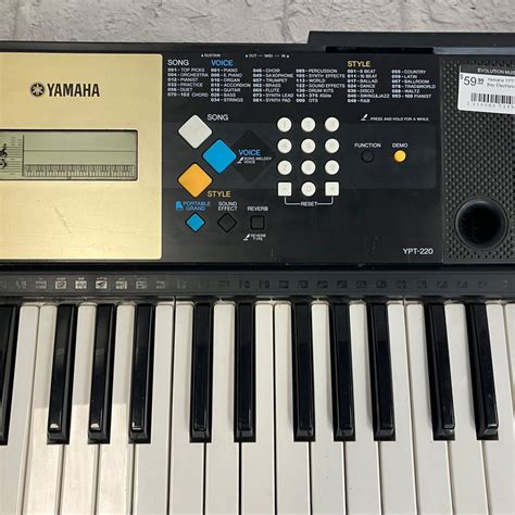 Teclado yamaha ypt 220 PenalbaWeb.com
