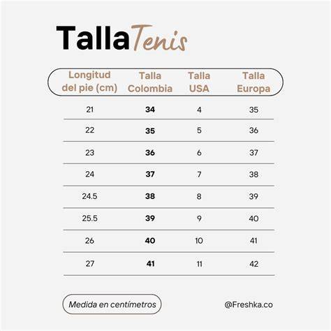 Tenis talla PenalbaWeb.com