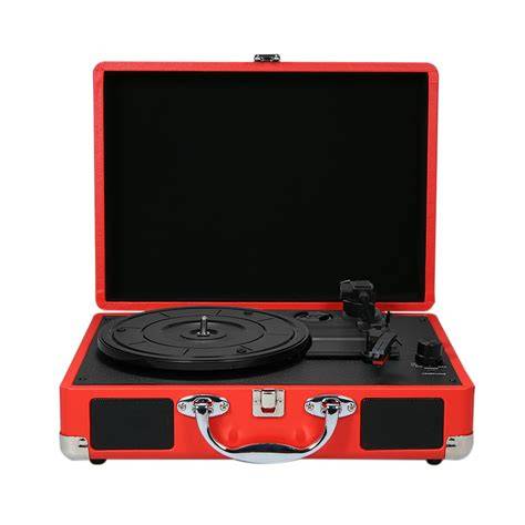 Tocadiscos rojo PenalbaWeb.com
