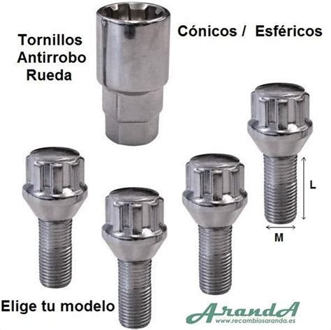 Tornillos antirrobo llantas PenalbaWeb.com