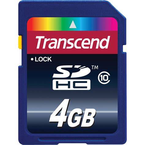 Transcend 4gb sdhc PenalbaWeb.com