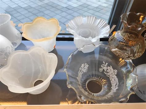 Tulipas cristal lamparas antiguas PenalbaWeb.com