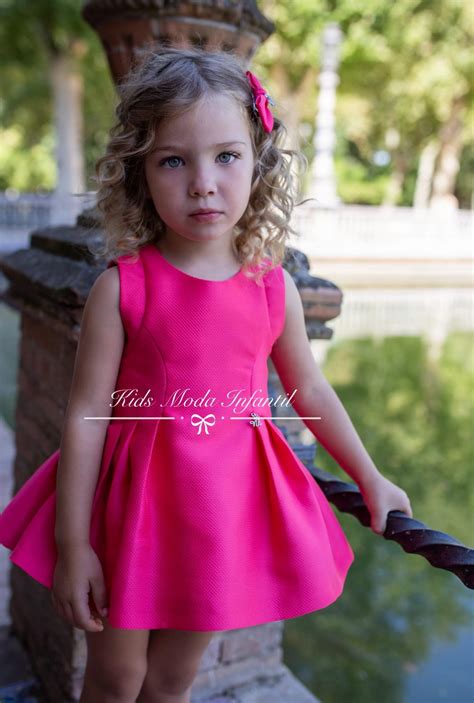 Vestido nina rosa fucsia PenalbaWeb.com