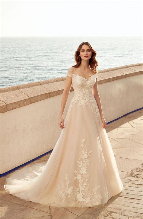 Vestido novia marfil PenalbaWeb.com