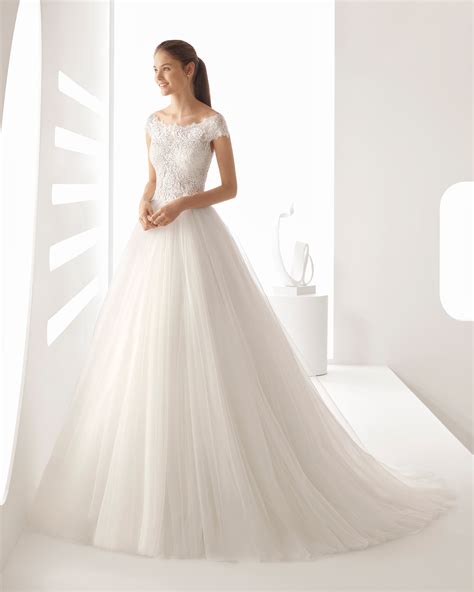 Vestido novia rosa clara PenalbaWeb.com