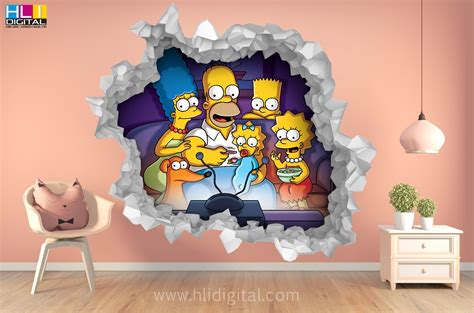 Vinilos pared simpsons PenalbaWeb.com